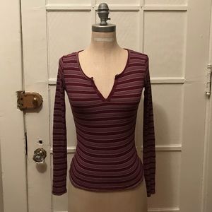 Striped Long Sleeved Top